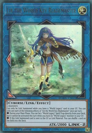 Lib the World Key Blademaster [DUOV-EN023] Ultra Rare - Trinity Hobby