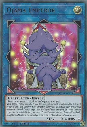 Ojama Emperor [DUOV-EN033] Ultra Rare - Trinity Hobby