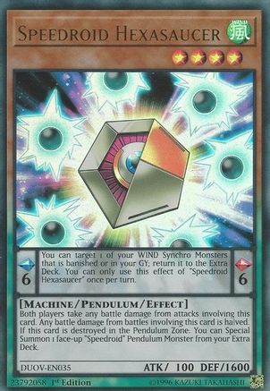Speedroid Hexasaucer [DUOV-EN035] Ultra Rare - Trinity Hobby