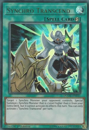 Synchro Transcend [DUOV-EN041] Ultra Rare - Trinity Hobby