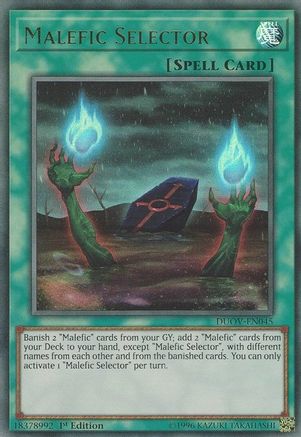 Malefic Selector [DUOV-EN045] Ultra Rare - Trinity Hobby