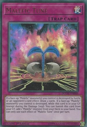 Malefic Tune [DUOV-EN046] Ultra Rare - Trinity Hobby