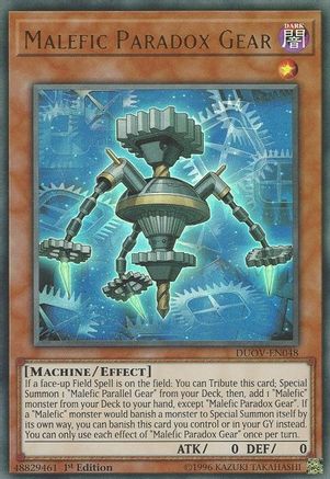 Malefic Paradox Gear [DUOV-EN048] Ultra Rare - Trinity Hobby