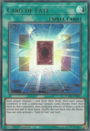 Card of Fate [DUOV-EN052] Ultra Rare - Trinity Hobby