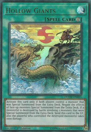 Hollow Giants [DUOV-EN055] Ultra Rare - Trinity Hobby