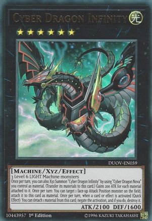 Cyber Dragon Infinity [DUOV-EN059] Ultra Rare - Trinity Hobby