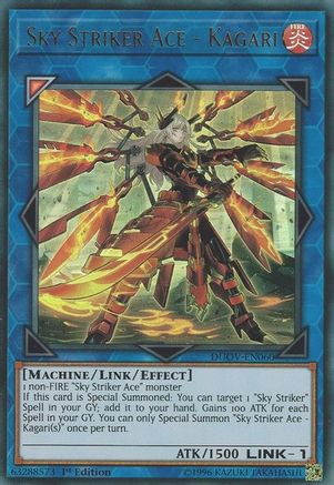 Sky Striker Ace - Kagari [DUOV-EN060] Ultra Rare - Trinity Hobby
