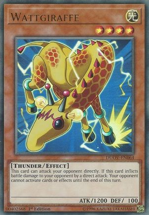Wattgiraffe [DUOV-EN064] Ultra Rare - Trinity Hobby