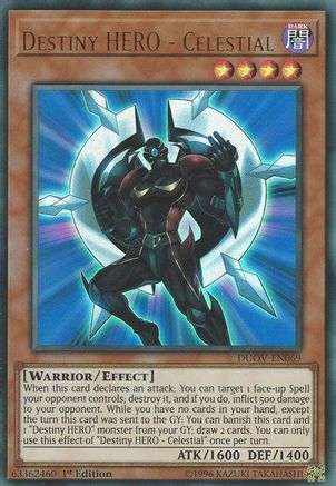 Destiny HERO - Celestial [DUOV-EN069] Ultra Rare - Trinity Hobby