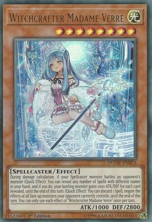 Witchcrafter Madame Verre [DUOV-EN073] Ultra Rare - Trinity Hobby