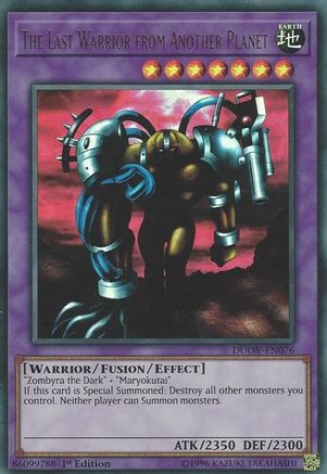 The Last Warrior from Another Planet [DUOV-EN076] Ultra Rare - Trinity Hobby