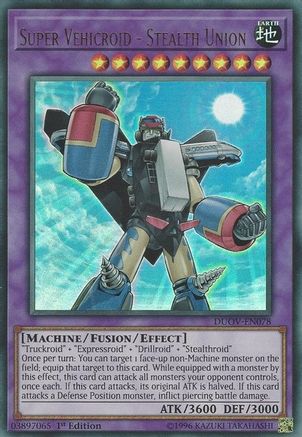 Super Vehicroid - Stealth Union [DUOV-EN078] Ultra Rare - Trinity Hobby