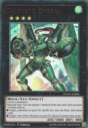 Daigusto Emeral [DUOV-EN081] Ultra Rare - Trinity Hobby