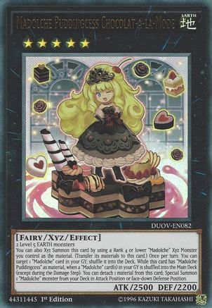 Madolche Puddingcess Chocolat-a-la-Mode [DUOV-EN082] Ultra Rare - Trinity Hobby