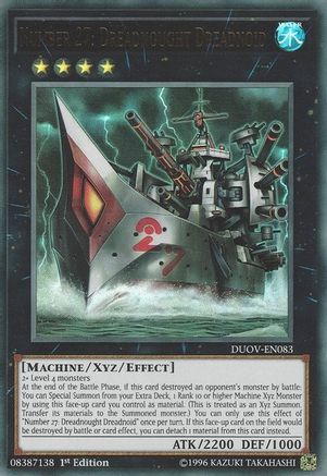 Number 27: Dreadnought Dreadnoid [DUOV-EN083] Ultra Rare - Trinity Hobby