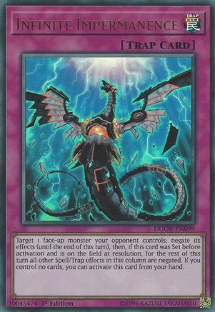 Infinite Impermanence [DUOV-EN099] Ultra Rare - Trinity Hobby