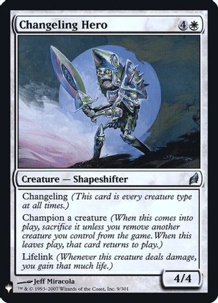Changeling Hero  (LIST-009) - [The List Reprints] - Trinity Hobby