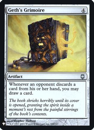 Geth's Grimoire  [Foil]  (LIST-123) - [The List Reprints] - Trinity Hobby