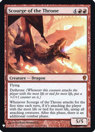 Scourge of the Throne  [Foil]  (LIST-035) - [The List Reprints] - Trinity Hobby
