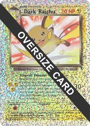 Dark Raichu (S3/S4) [Box Topper] - Trinity Hobby