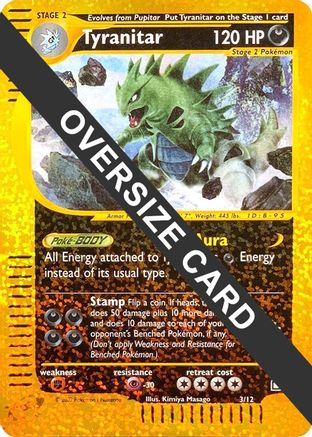 Tyranitar (3/12) [Box Topper] - Trinity Hobby