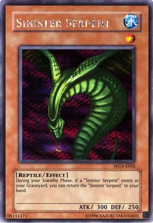Sinister Serpent [WC4-E002] Prismatic Secret Rare - Trinity Hobby