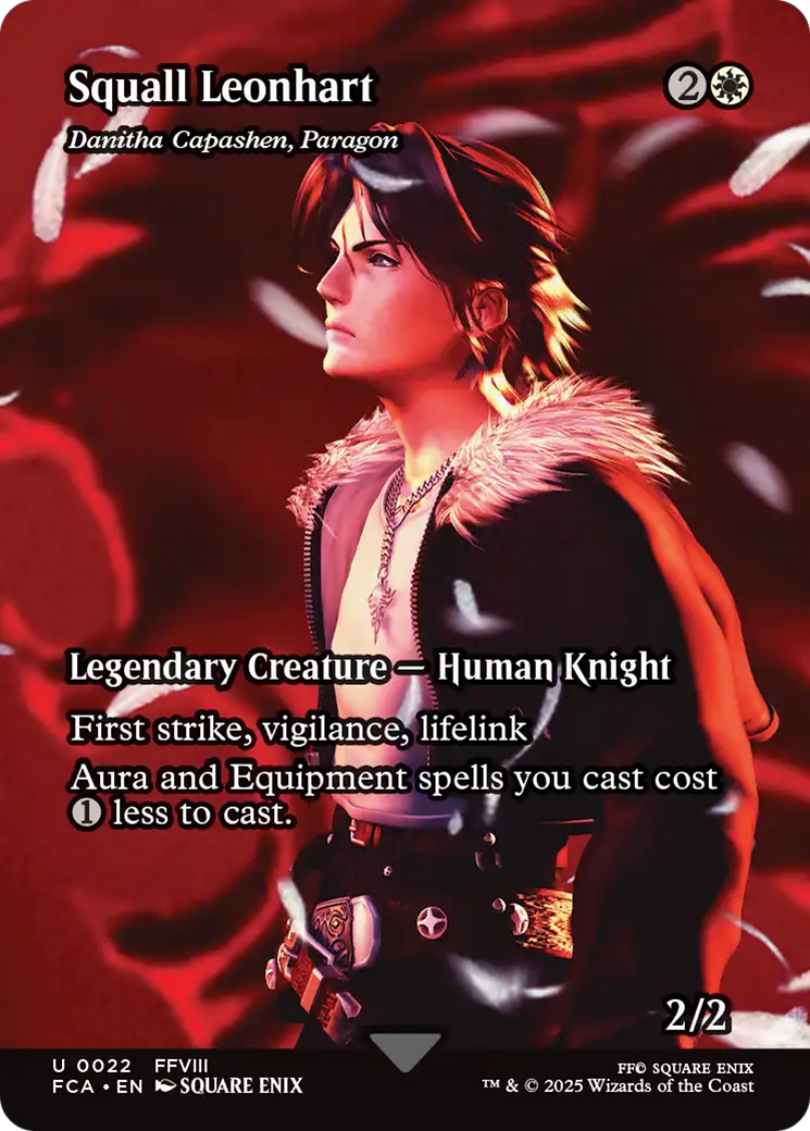 Danitha Capashen, Paragon  [Foil]  (FCA-022) - [FINAL FANTASY: Through the Ages] / Squall Leonhart (Borderless) - Trinity Hobby