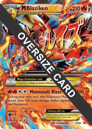 M Blaziken EX (XY86) (Jumbo Card) [XY: Black Star Promos] - Trinity Hobby