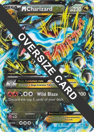 M Charizard EX (69/106) (Jumbo Card) [XY: Flashfire] - Trinity Hobby