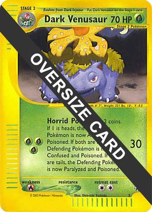 Dark Venusaur (7) (Jumbo Card) [Best of Promos] - Trinity Hobby