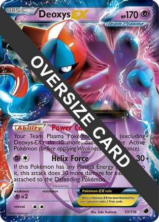 Deoxys EX (53/116) (Jumbo Card) [Black & White: Plasma Freeze] - Trinity Hobby