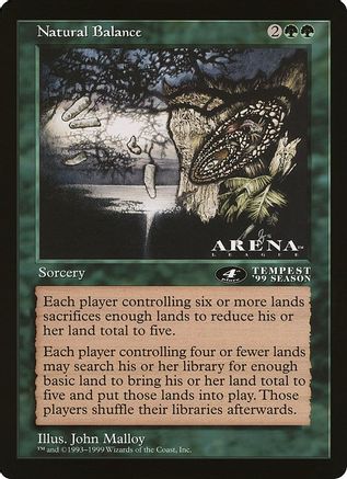 Natural Balance (4th Place) (Arena League)  (OVER-) - [Oversize Cards] - Trinity Hobby
