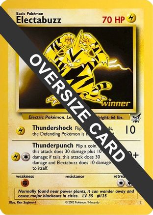 Electabuzz (1) (Jumbo Card) [Best of Promos] - Trinity Hobby