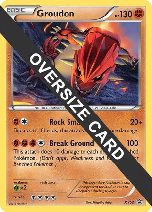 Groudon (XY52) (Jumbo Card) [XY: Black Star Promos] - Trinity Hobby