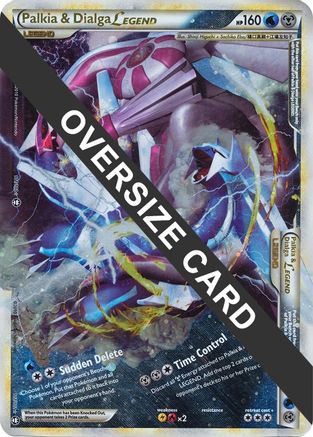 Palkia & Dialga LEGEND (101/102) (Jumbo Card) [HeartGold & SoulSilver: Triumphant] - Trinity Hobby