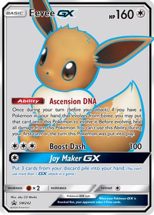 Eevee GX (SM242) [Sun & Moon: Black Star Promos] - Trinity Hobby
