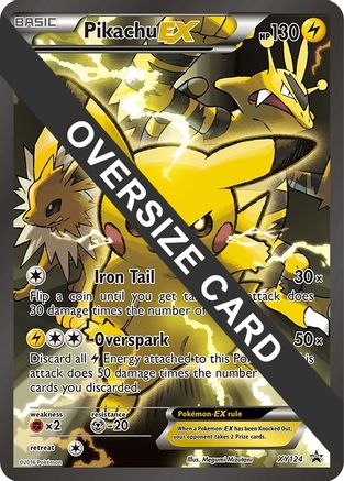 Pikachu EX (XY124) (Jumbo Card) [XY: Black Star Promos] - Trinity Hobby