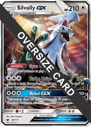 Silvally GX (90/111) (Jumbo Card) [Sun & Moon: Crimson Invasion] - Trinity Hobby