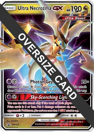 Ultra Necrozma GX (SM126) (Jumbo Card) [Sun & Moon: Black Star Promos] - Trinity Hobby