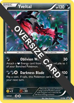 Yveltal (XY06) (Jumbo Card) [XY: Black Star Promos] - Trinity Hobby