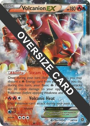 Volcanion EX (26/114) (Jumbo Card) [XY: Steam Siege] - Trinity Hobby