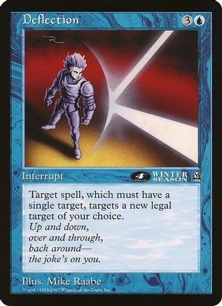 Deflection (4th Place) (Arena League)  (OVER-) - [Oversize Cards] - Trinity Hobby