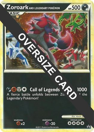 Zoroark and Legendary Pokemon (Jumbo Card) [Miscellaneous Cards] - Trinity Hobby