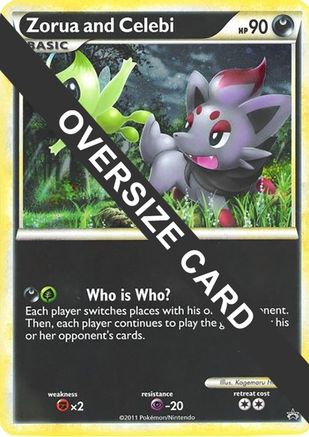 Zorua and Celebi (Jumbo Card) [Miscellaneous Cards] - Trinity Hobby