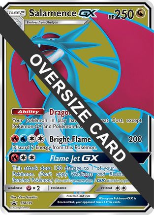 Salamence GX (SM139) (Jumbo Card) [Sun & Moon: Black Star Promos] - Trinity Hobby