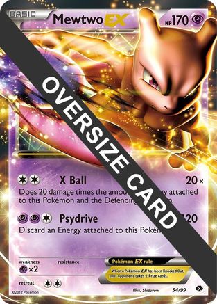 Mewtwo EX (54/99) (Jumbo Card) [Black & White: Next Destinies] - Trinity Hobby