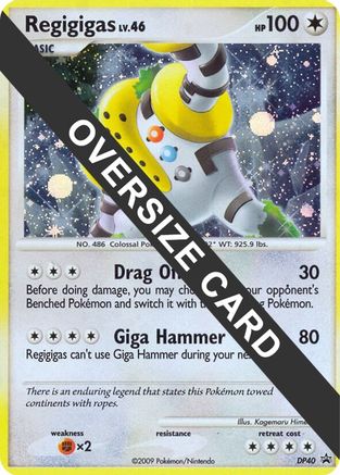 Regigigas (DP40) (Jumbo Card) [Diamond & Pearl: Black Star Promos] - Trinity Hobby