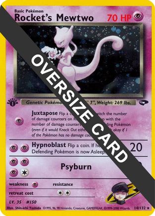 Rocket's Mewtwo (8) (Jumbo Card) [Best of Promos] - Trinity Hobby