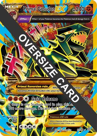 Primal Groudon EX (97/98) (Jumbo Card) [XY: Ancient Origins] - Trinity Hobby