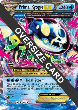 Primal Kyogre EX (55/160) (Jumbo Card) [XY: Primal Clash] - Trinity Hobby